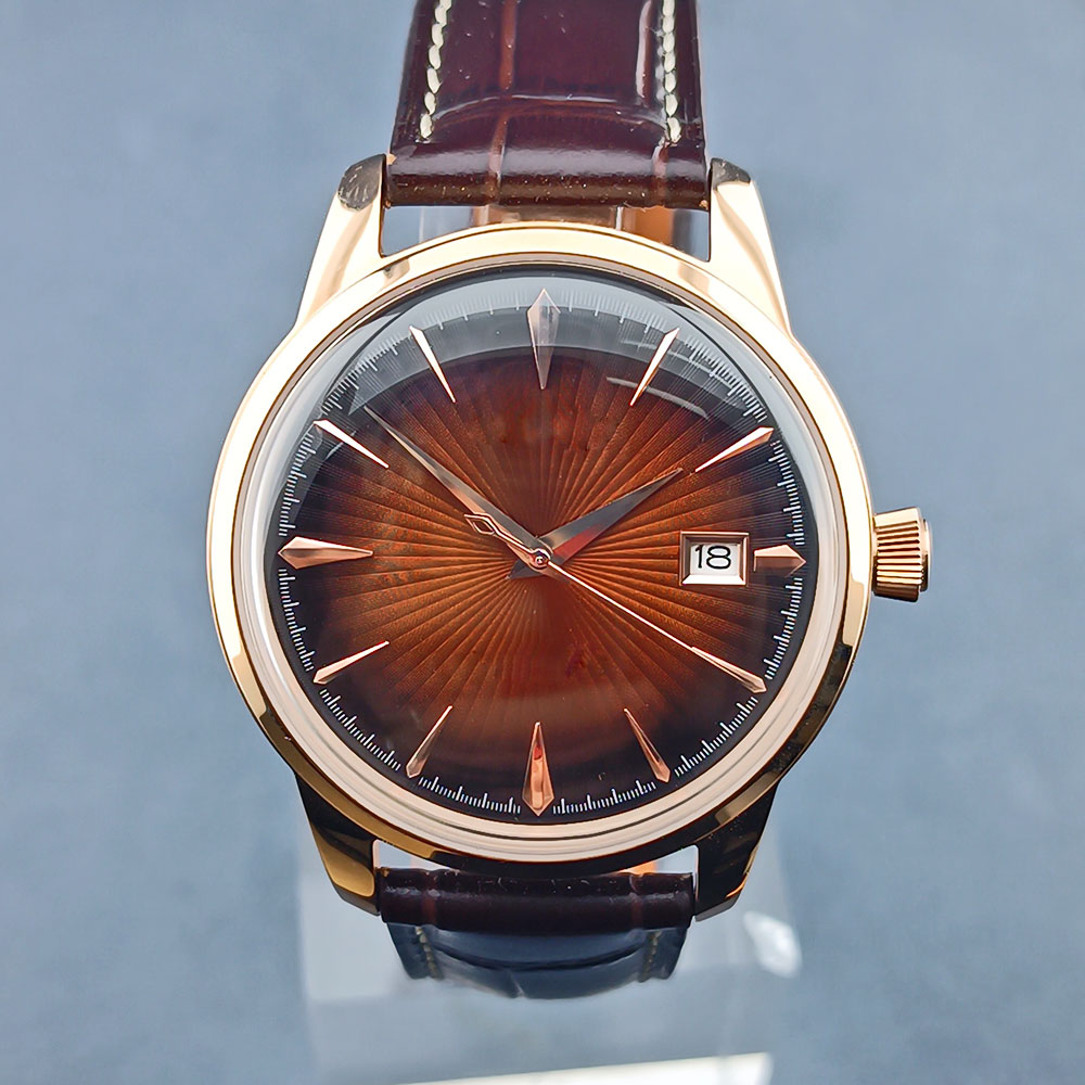 Seiko Watch Presage - 40mm 316L ステンレススチール アクリルガラス プレサージュ ローズゴールド腕時計