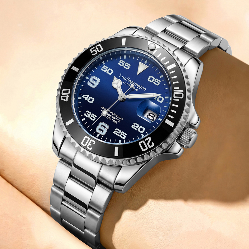 Luxury Watch Name Brands - 新しい高級メンズ腕時計、ビジネススタイルのスケルトン自動機械式時計、パーティーファッションウォッチ、高価値でクールなブランド腕時計、スタイリッシュで洗練された誕生日プレゼントウォッチ、電池不要