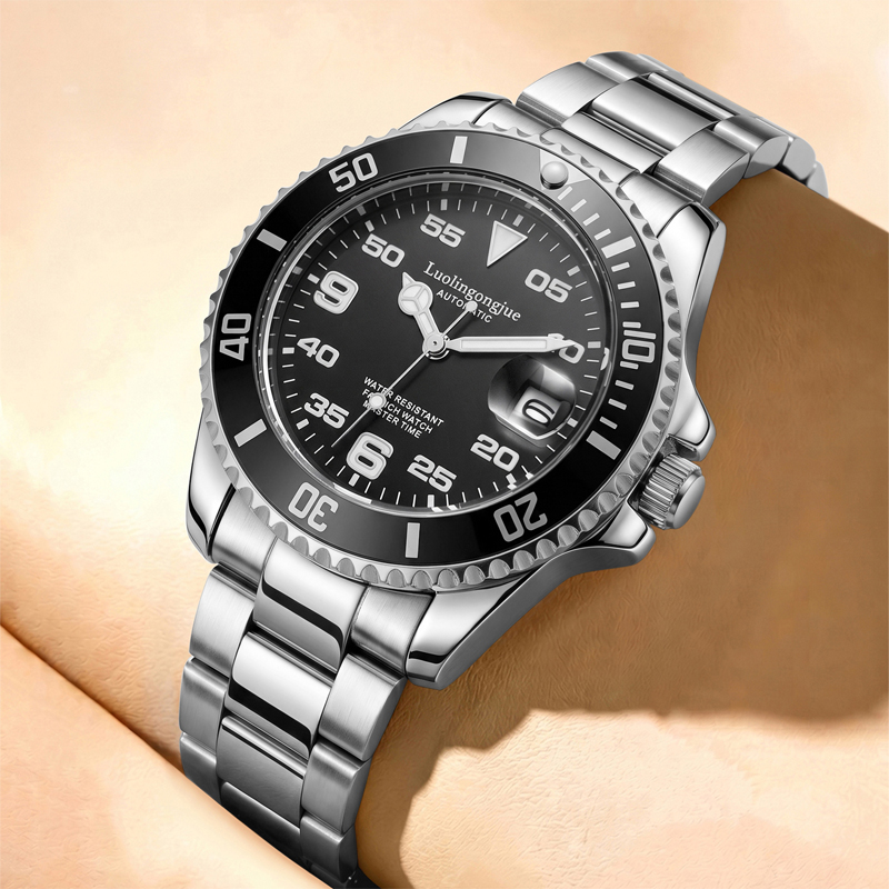 Luxury Watch Name Brands - 高級メンズ腕時計、ビジネススタイルのスケルトン自動機械式時計、防水夜光バタフライクラスプストラップ、パーティーファッションウォッチ、高価値のクールなブランド腕時計、スタイリッシュで絶妙な誕生日プレゼントウォッチ