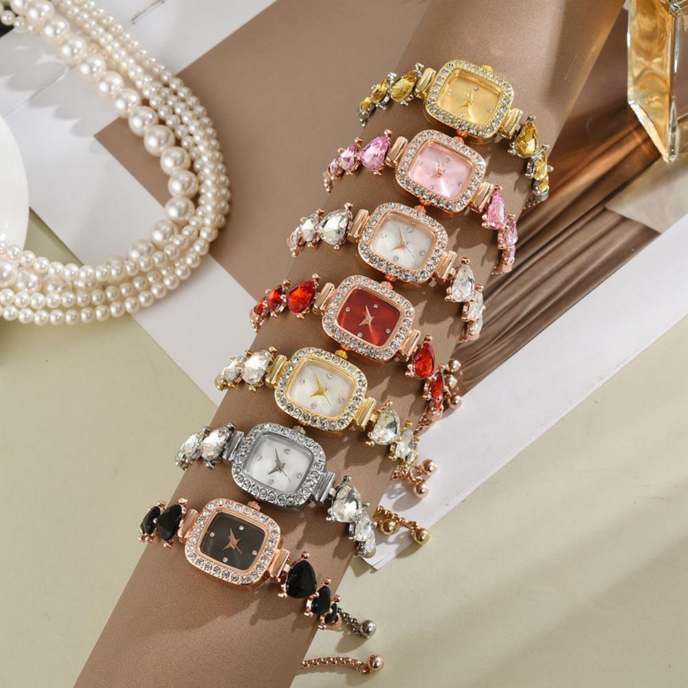 Luxury Watch Trading - 海外貿易カルセドニーブレスレットウォッチ、ダイヤモンド付き高級感あふれる最新ファッションクォーツウォッチ、ダイヤモンド付きレディースウォッチ