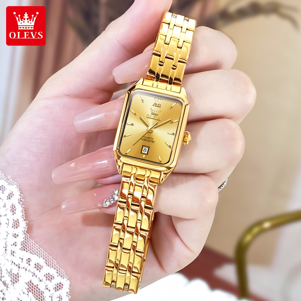 Luxury Watch Index - OLEVS 高級トップブランドの女性の腕時計防水エレガントなファッションゴールド腕時計女性のためのシンプルなオリジナルクォーツ腕時計レディース