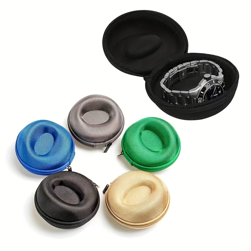 Luxury Watch Travel Case - カラフルなEVA耐衝撃腕時計保護ケース、スマートウォッチ、リストバンド用のポータブルデジタルアクセサリー収納バッグ