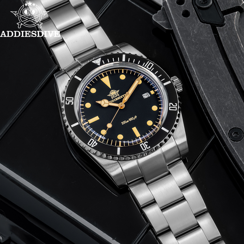 ADDIESDIVE メンズ高級腕時計セラミックベゼル超発光 - Diver Watch 300M のレビューと価格