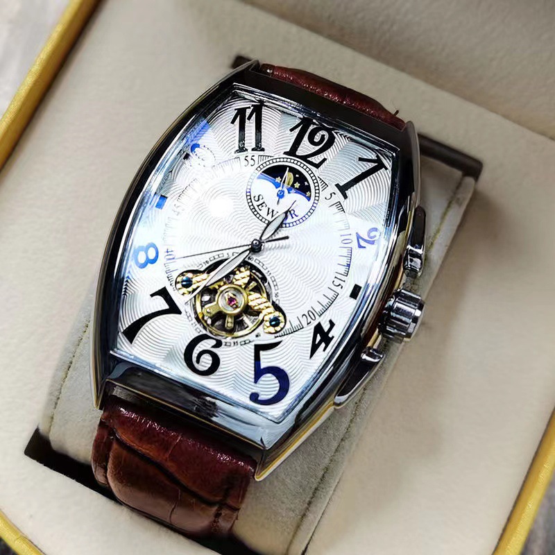 Sewor-メンズメカニカル腕時計,ゴールドトゥールビヨンウ - Seiko Watch Presage のレビューと価格
