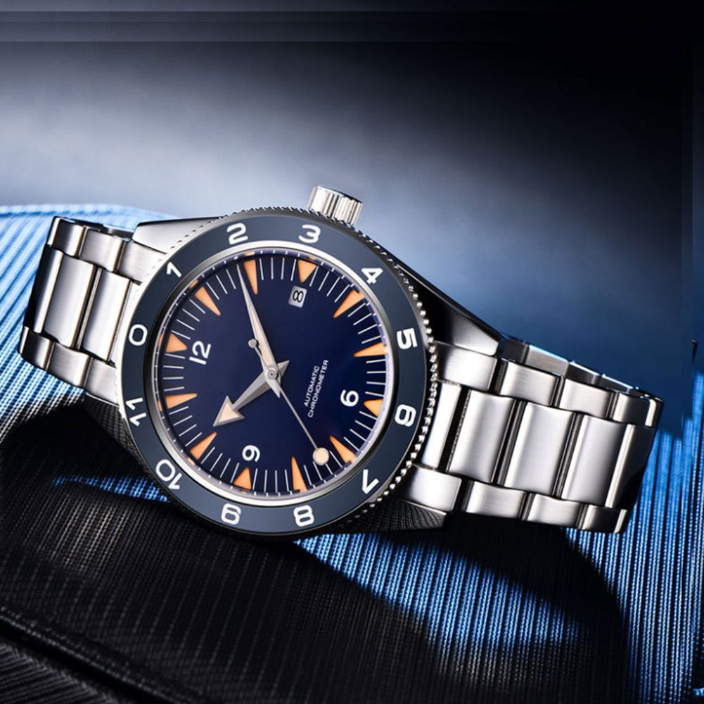 カスタムロゴ NH35 ムーブメント腕時計 10bars メ - Luxury Watch Deals のレビューと価格