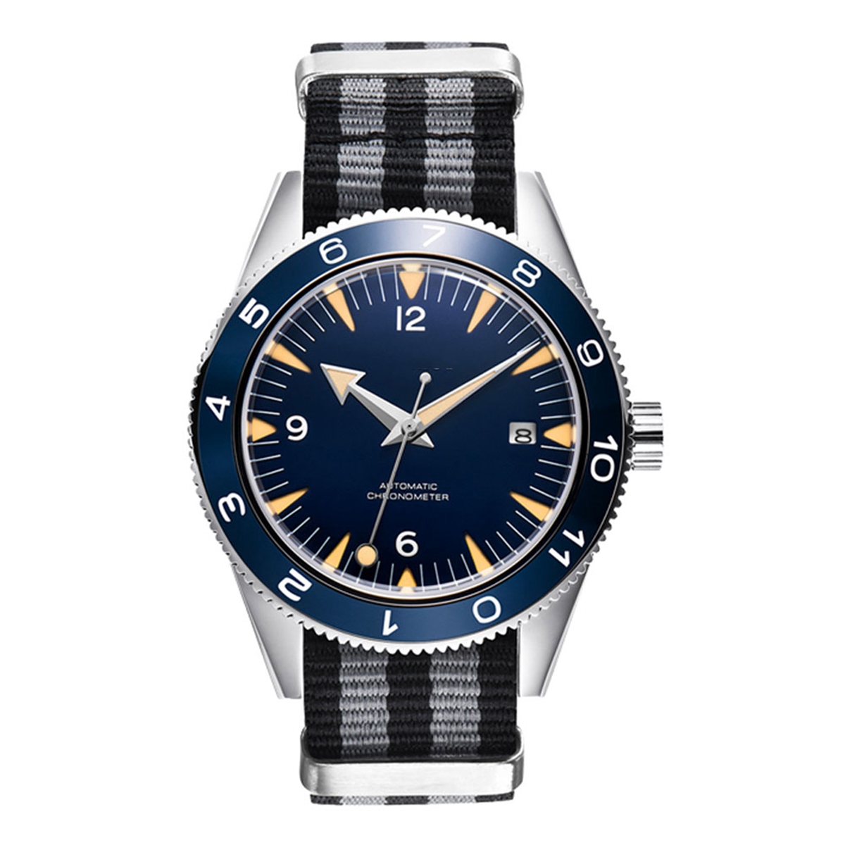 カスタムロゴ NH35 ムーブメント腕時計 10bars メ - Luxury Watch Deals のレビューと価格