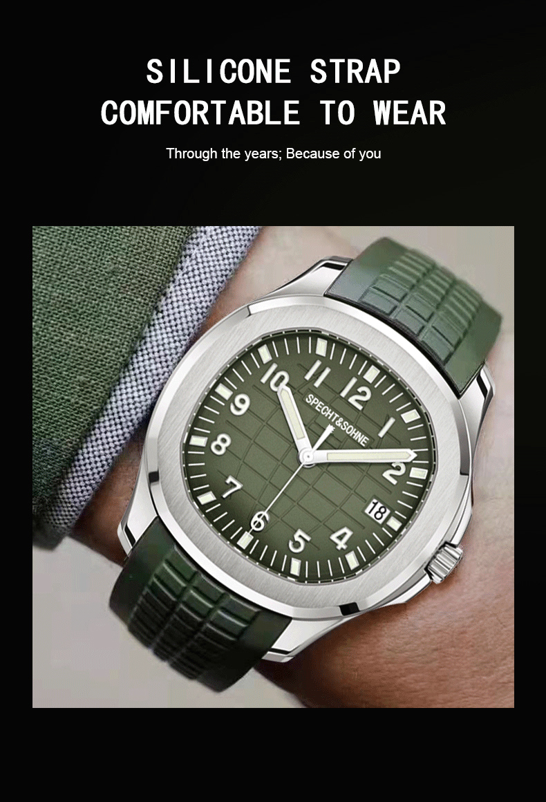 2025 新しいメンズ腕時計自動機械式時計の高級ブランド S - Luxury Watch With Rubber Strap のレビューと価格