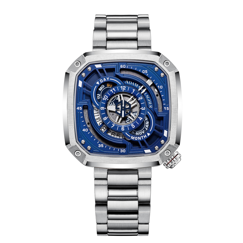 WM ウォッチ 自動巻き 機械式 メンズウォッチ ミヨタ 9 - Luxury Watch With Rubber Strap のレビューと価格