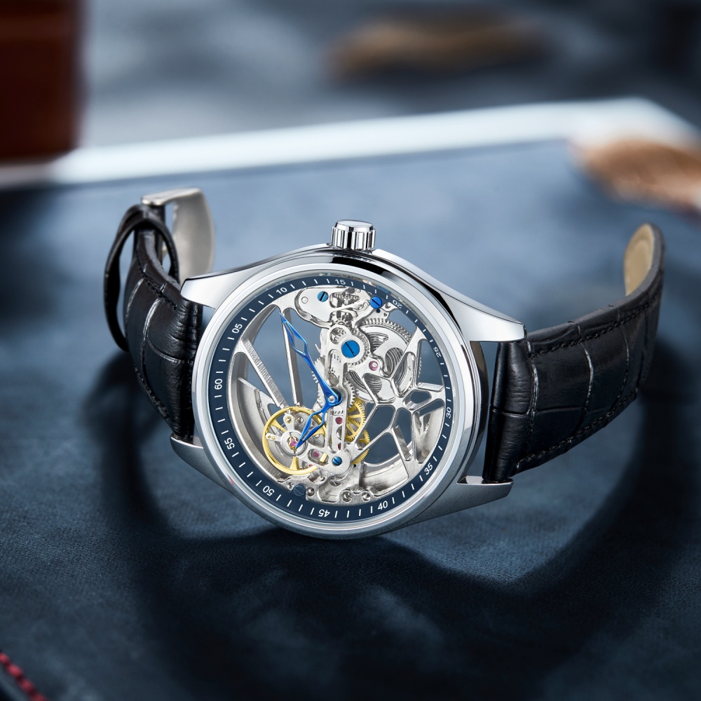 新品本物の両面中空メンズ腕時計、全自動機械式時計、ハイエンド - Luxury Watch Name Brands のレビューと価格