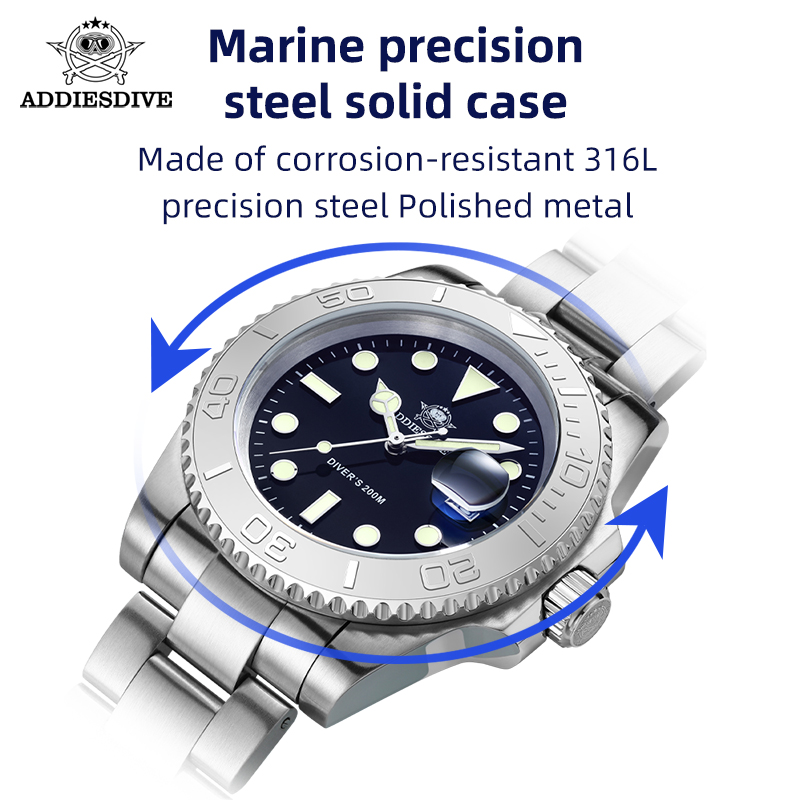 Diverb-男性用ステンレス鋼の時計,男性用高級クォーツ時 - Diver Watch 300M のレビューと価格