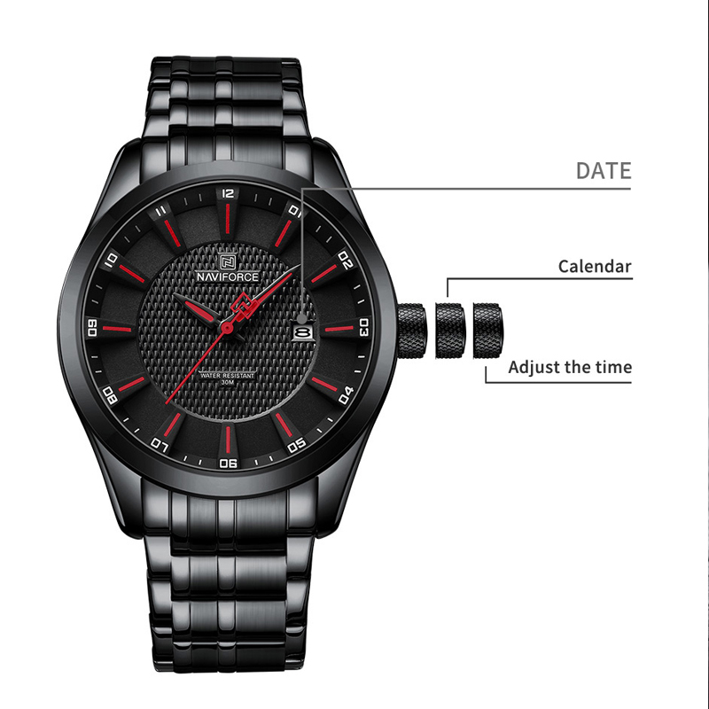 NAVIFORCE メンズクォーツ時計ファッショントレンドク - Luxury Watch Trading のレビューと価格