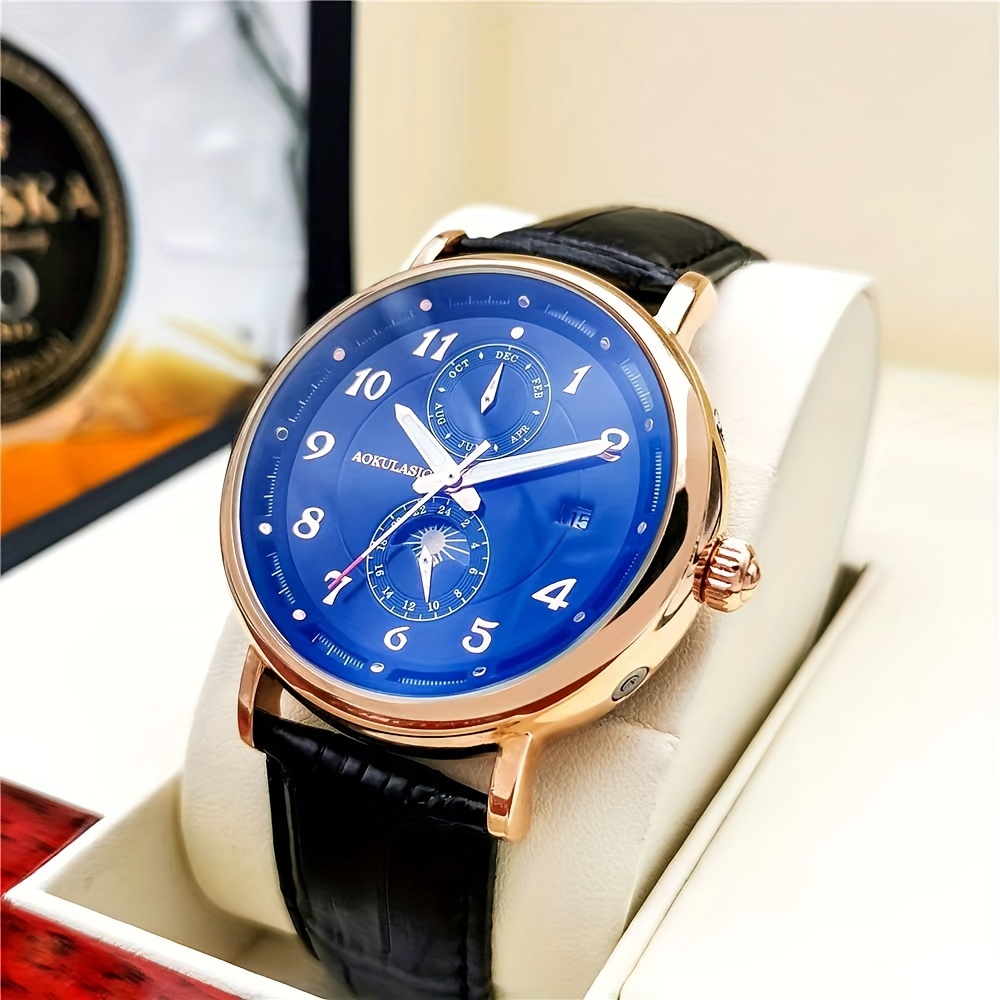 男性用の新しい高級高級腕時計、機械式時計、全自動、中空デザイ - Luxury Watch Name Brands のレビューと価格