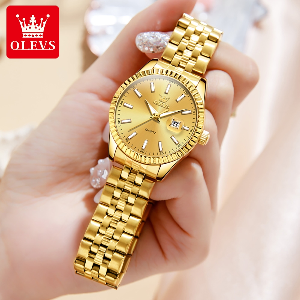 Olevs-女性の防水発光スケールクォーツ時計、ビジネス、エ - Luxury Watch Index のレビューと価格