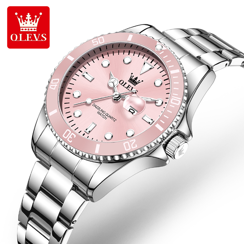OLEVS 高級クォーツ女性用腕時計スチールストラップ防水発 - Luxury Watch Index のレビューと価格