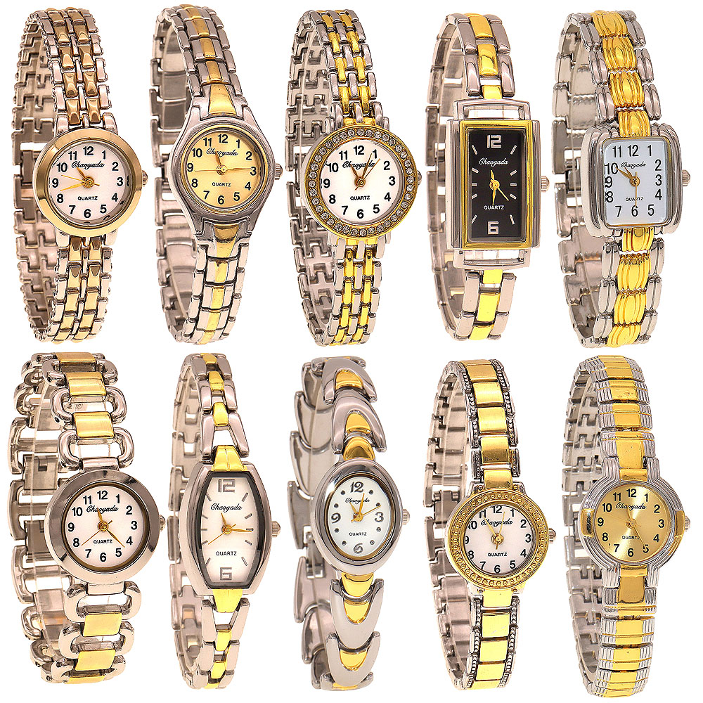 10個/ロット、混合バルクエレガントレディース腕時計、高級腕 - Ladies Luxury Watch のレビューと価格