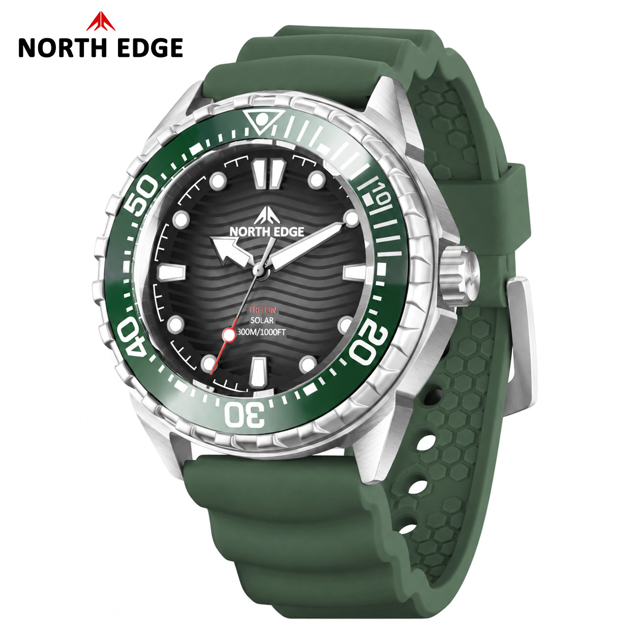 ノースエッジ TRITON ダイバーズウォッチ アウトドア愛 - Diver Watch 300M のレビューと価格