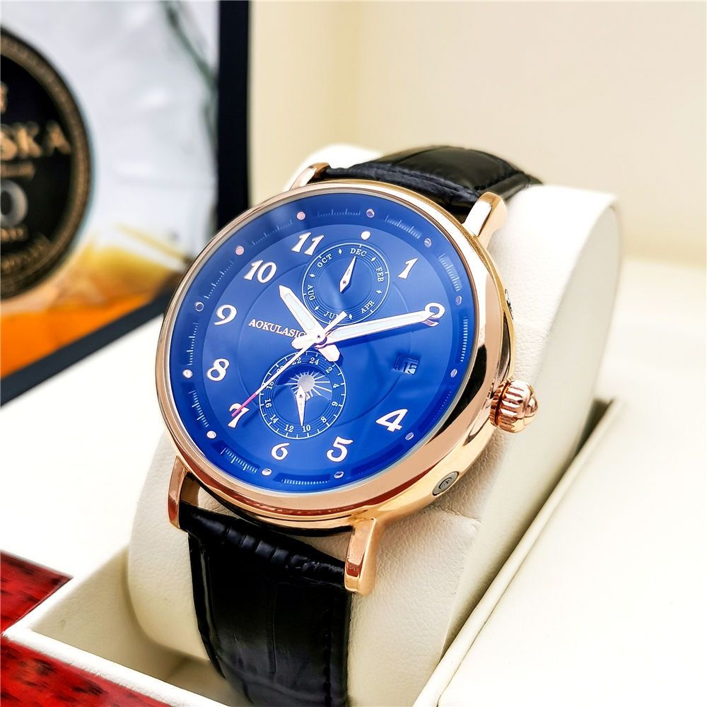 ライトラグジュアリーメンズ機械式腕時計、全自動スケルトンデザ - Luxury Watch Name Brands のレビューと価格