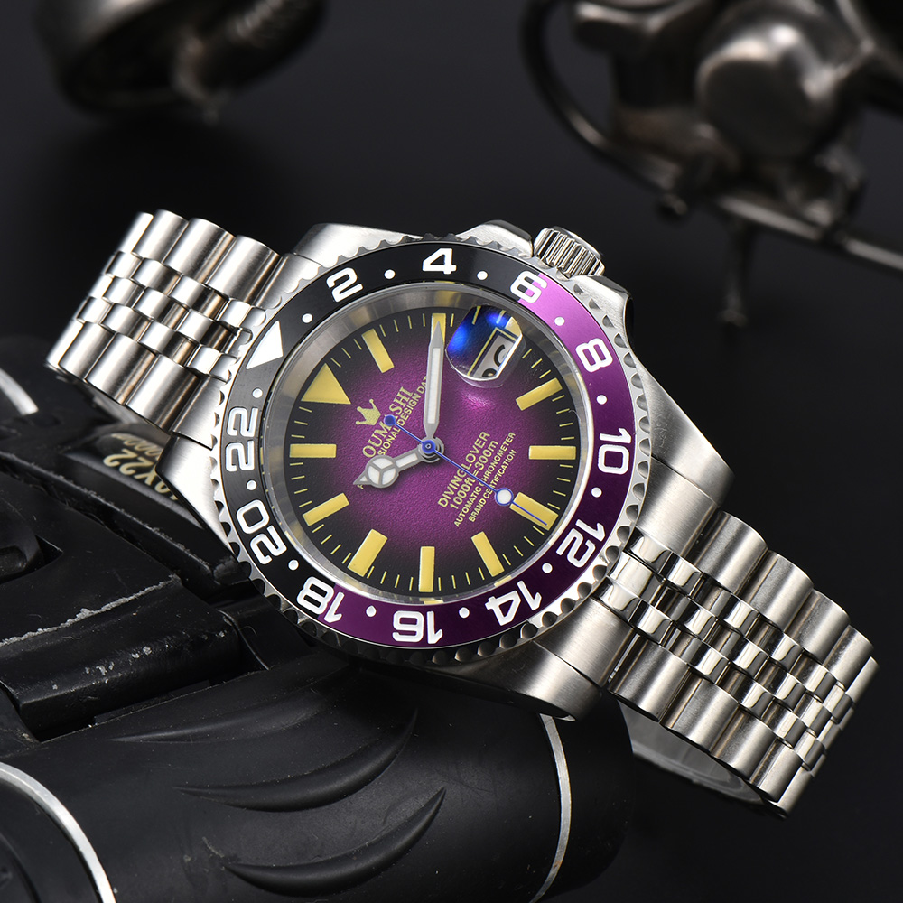40mmダイビングメンズウォッチ、NH35ムーブメント搭載、 - Diver Watch 300M のレビューと価格