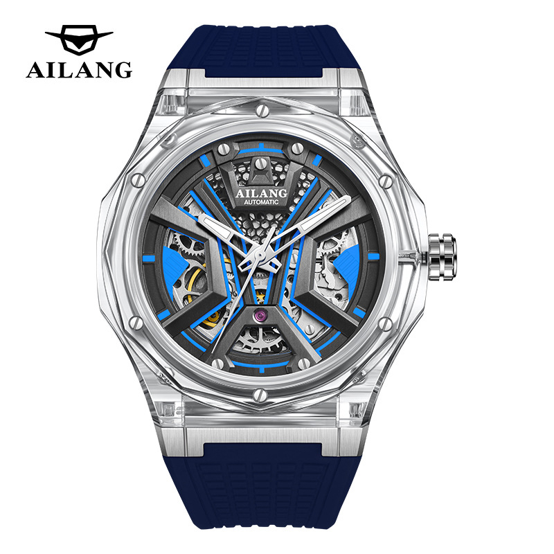 AILANG ブランドスポーツメンズ機械式時計の高級ラバース - Luxury Watch With Rubber Strap のレビューと価格