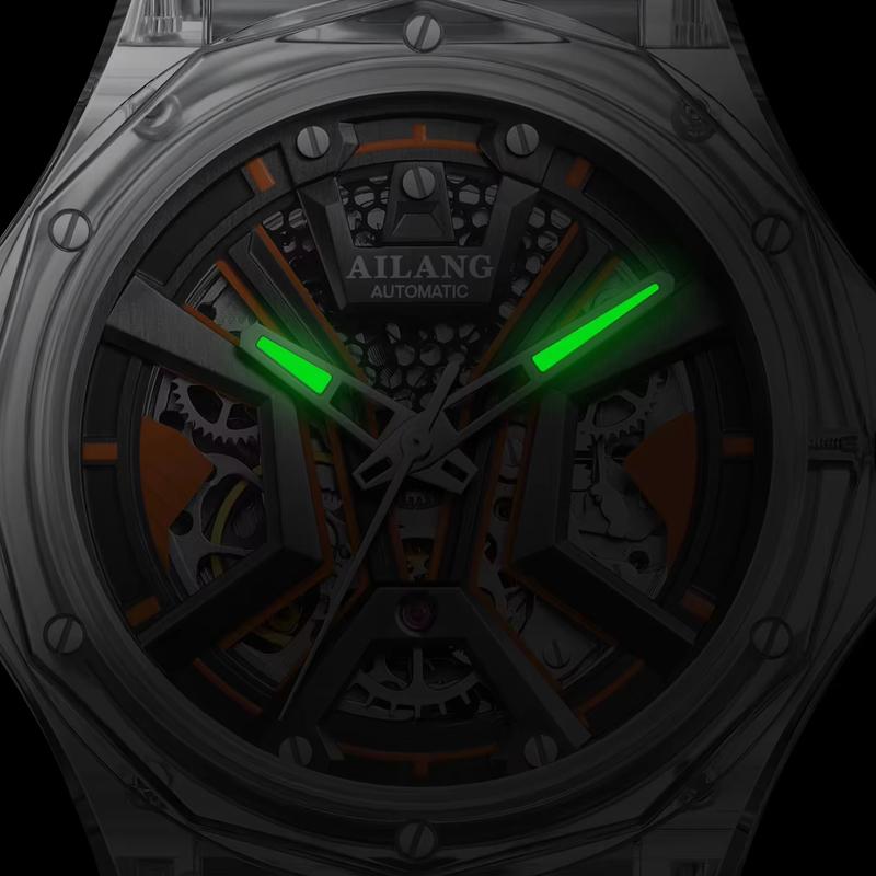 AILANG ブランドスポーツメンズ機械式時計の高級ラバース - Luxury Watch With Rubber Strap のレビューと価格