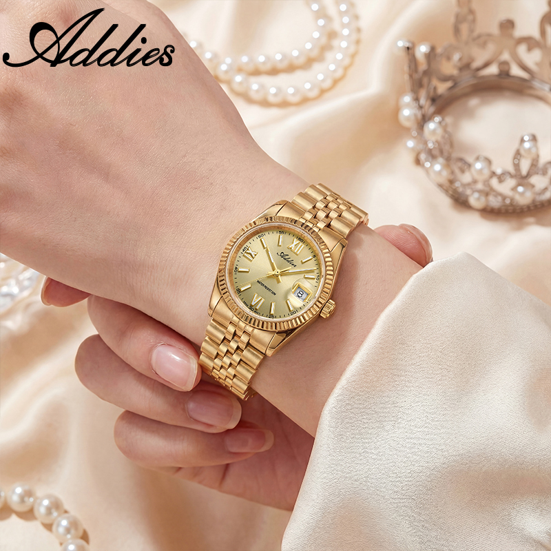 Addies 高級女性腕時計サファイアクリスタルステンレス鋼 - Luxury Watch Travel Case のレビューと価格
