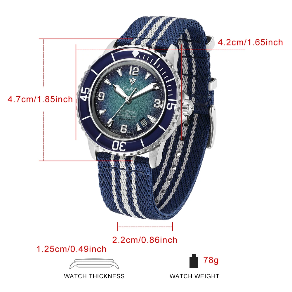 CADISEN ディープエクスプローラー MIYOTA 82 - Seiko Watch Presage のレビューと価格