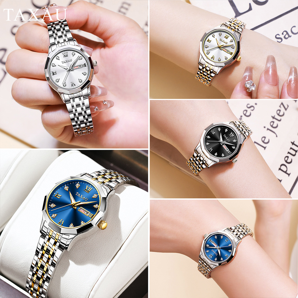 OLEVS ファッションゴールデン腕時計女性のためのステンレ - Ladies Luxury Watch のレビューと価格