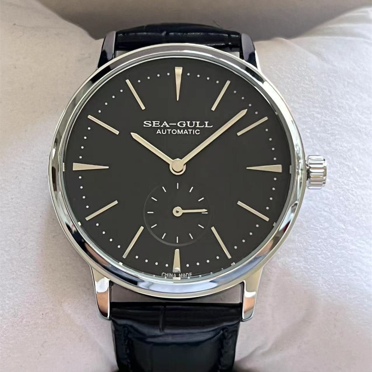 40 ミリメートル男性機械式腕時計カモメ ST3600 ムー - Seiko Watch Presage のレビューと価格