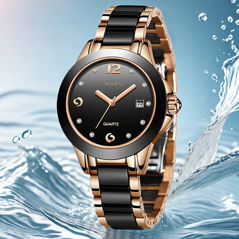 LIGE Sunkta ファッションエレガントな女性用腕時計 - Ladies Luxury Watch のレビューと価格
