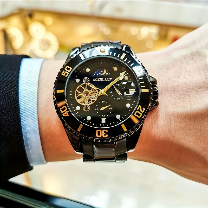 最高級のメンズビジネススケルトン自動機械式時計、パーティーフ - Luxury Watch Name Brands のレビューと価格