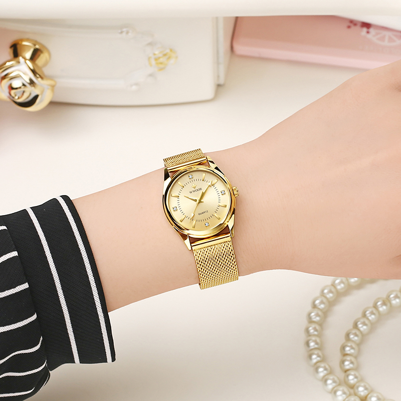 WWOOR 高級ブランドドレスゴールド腕時計レディースエレガ - Luxury Watch Index のレビューと価格