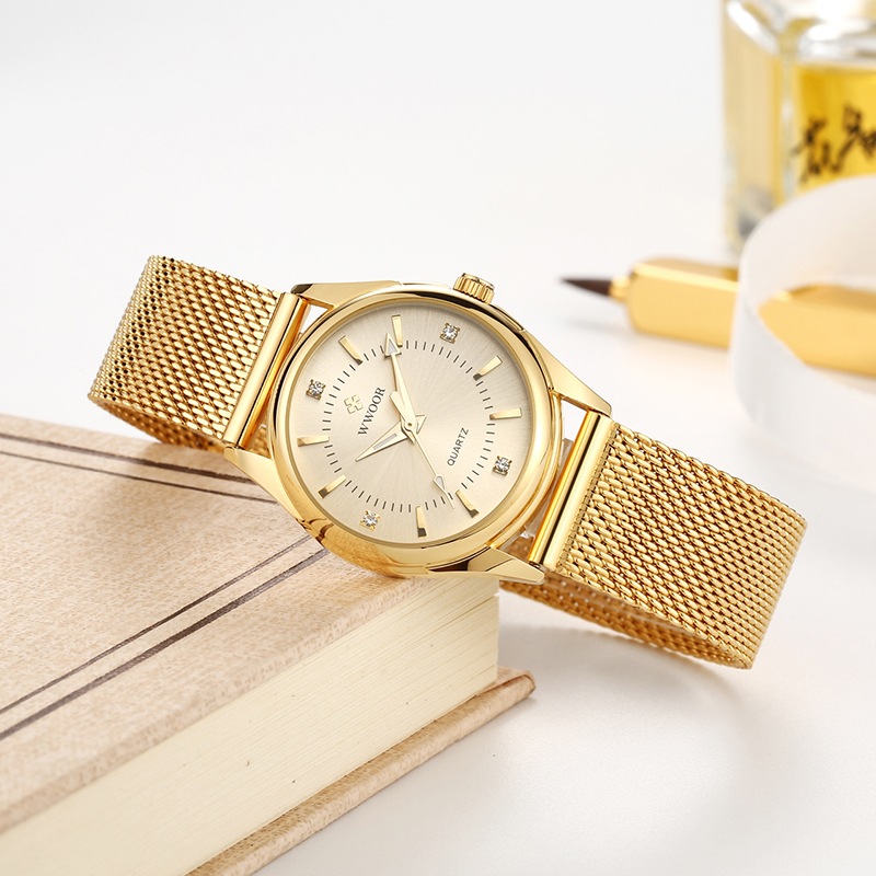 WWOOR 高級ブランドドレスゴールド腕時計レディースエレガ - Luxury Watch Index のレビューと価格
