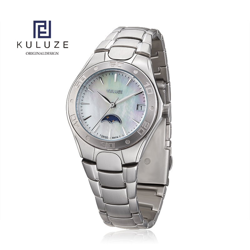 Kuluze-女性用チタン時計,セラミックスイノダルウォッチ - Luxury Watch Index のレビューと価格